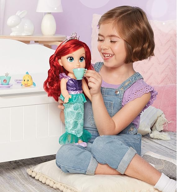 Jakks Disney Princess Doll Tea Time Ariel Play Frozen Gift