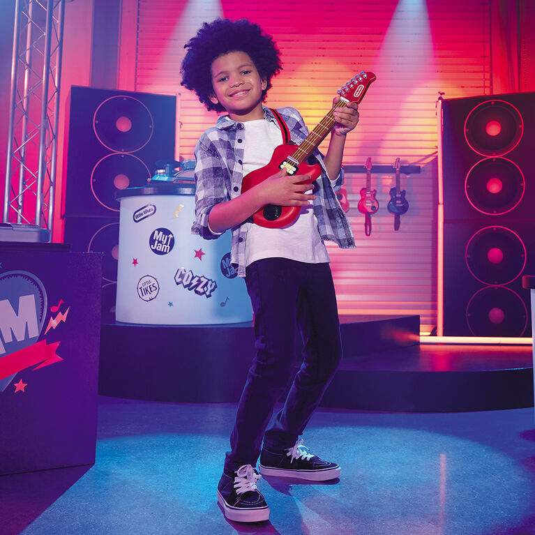 Little Tikes Toy My Real Jam Electric Guitar with Case & Strap With Bluetooth