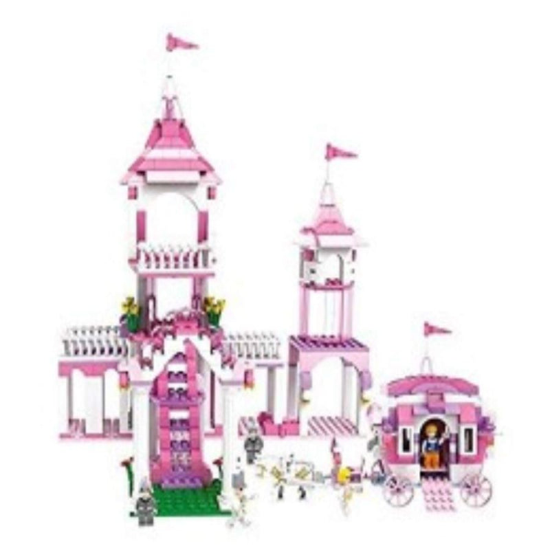 Carole Princess Castle Palace Building Blocks, ABS Plastic Construction Toy