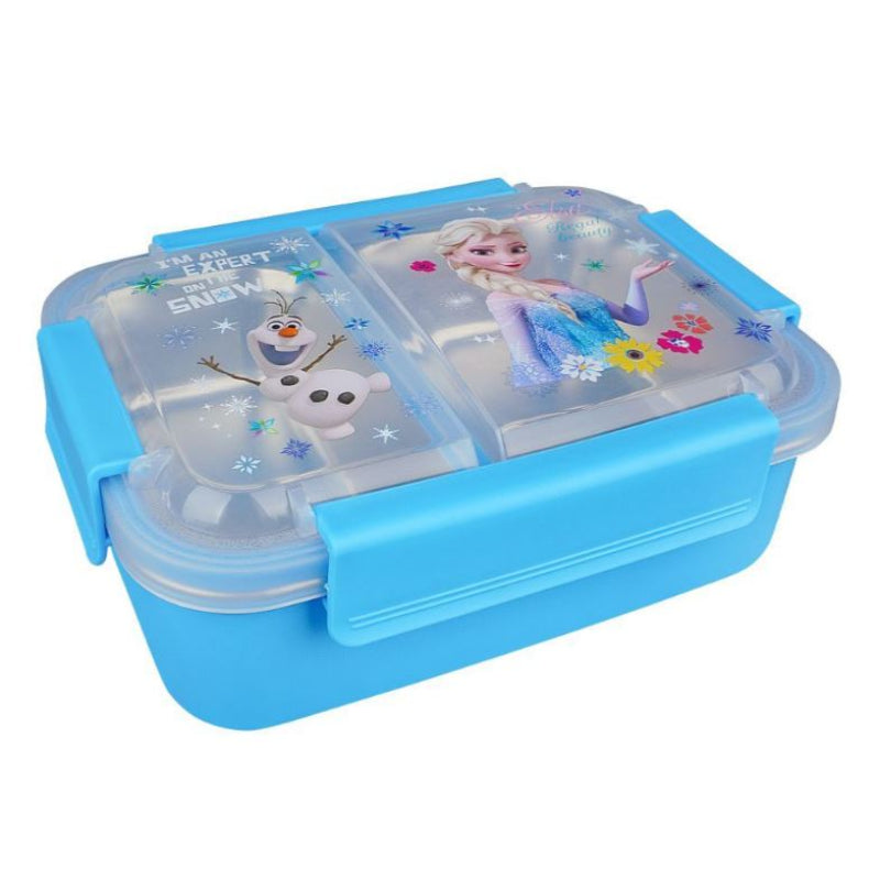 Stainless Steel Lunch Box, 2 Compartments, Sky Blue,
