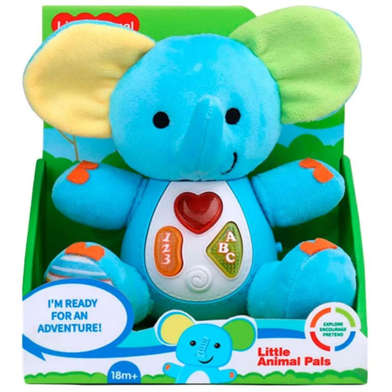 Generico Plush Elephant Activity Music And Light 20 cm