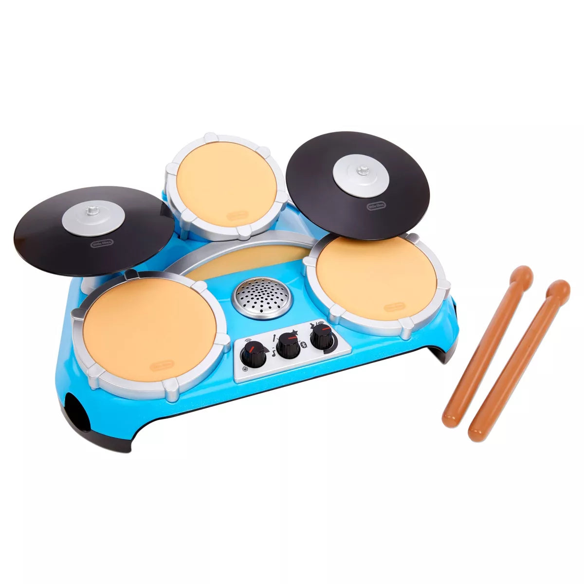 Little Tikes My Real Jam Drum Set Bluetooth Play Modes Portable