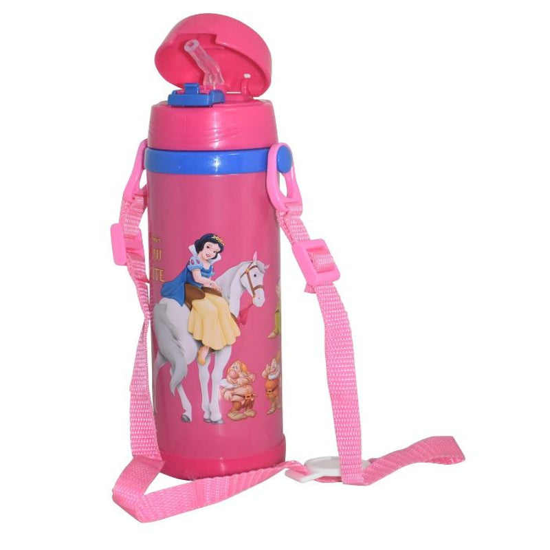 Girls Pink Stainless Steel Blue Vacuum Hot Cold Bottle for Girls/Princess Hot Cold Bottle/Insulated Water Bottle/Girlish Theme