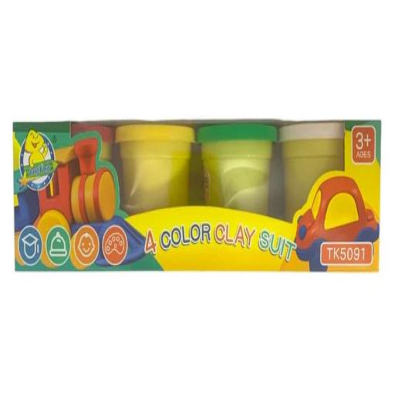 4 COLOUR play dough