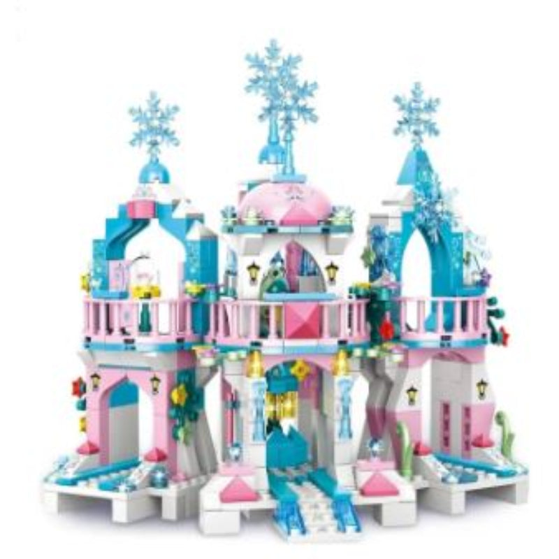 Frozen Castle Building Kit Princess Magical Ice Palace Creative Toy Building Set