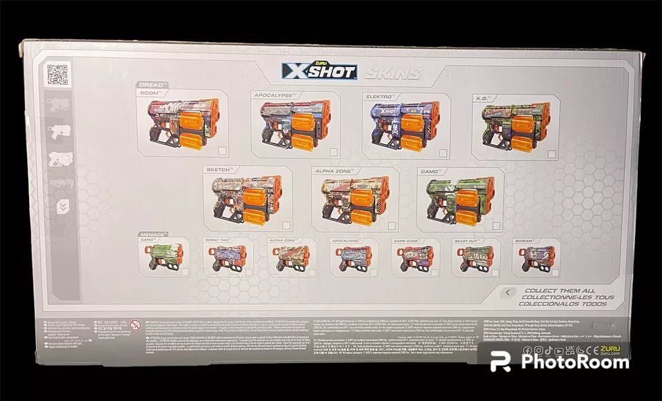 Zuru X-Shot Skins Mix Combo