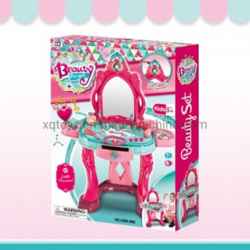Beauty Angel Vanity mirror Dressing Table with mirror anf makeup accessories Gift Toy