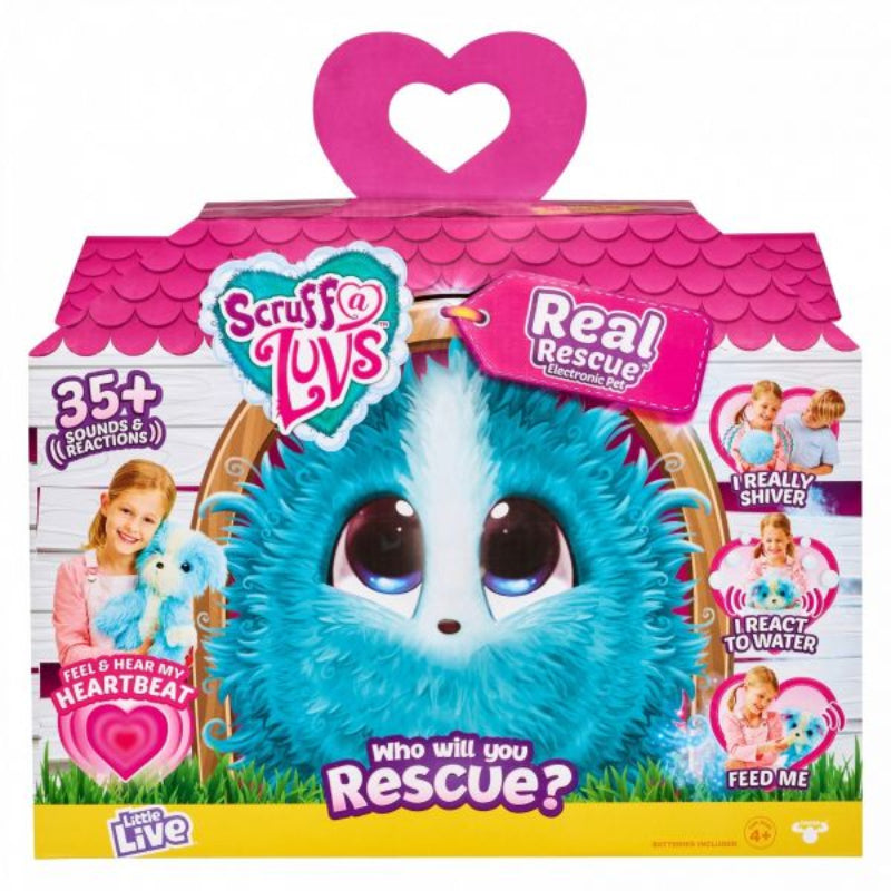 Scruff A Luvs Real Rescue Plush Surprise Rescue Pet