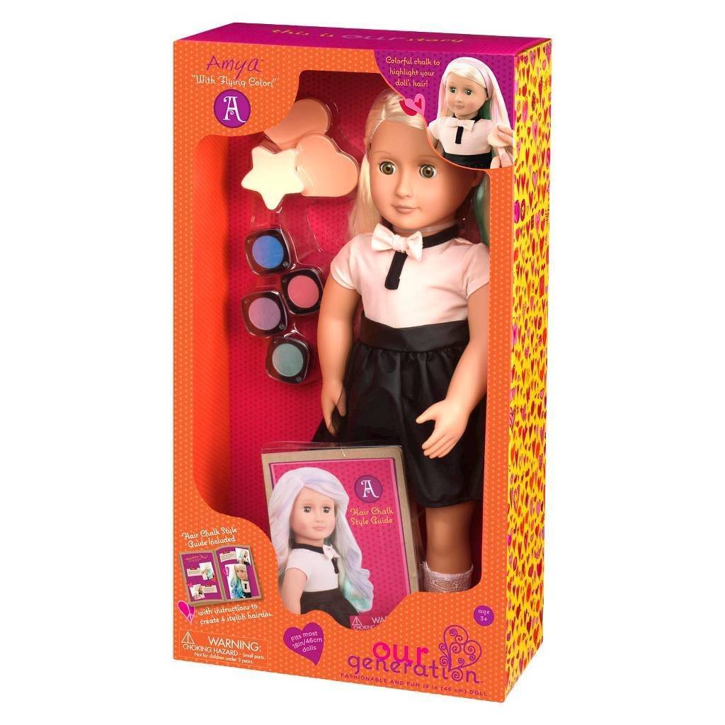 Amya Doll Chalk Deco Hair