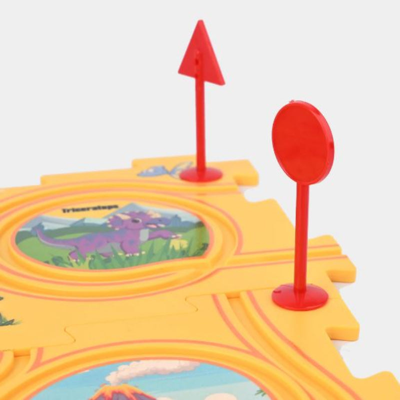 13 Pcs Rail Car Puzzle Play Set For Kids