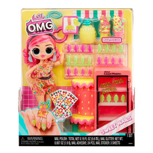 LOL Surprise - OMG Sweet Nails - Pinky Pops Sweet  Shop
