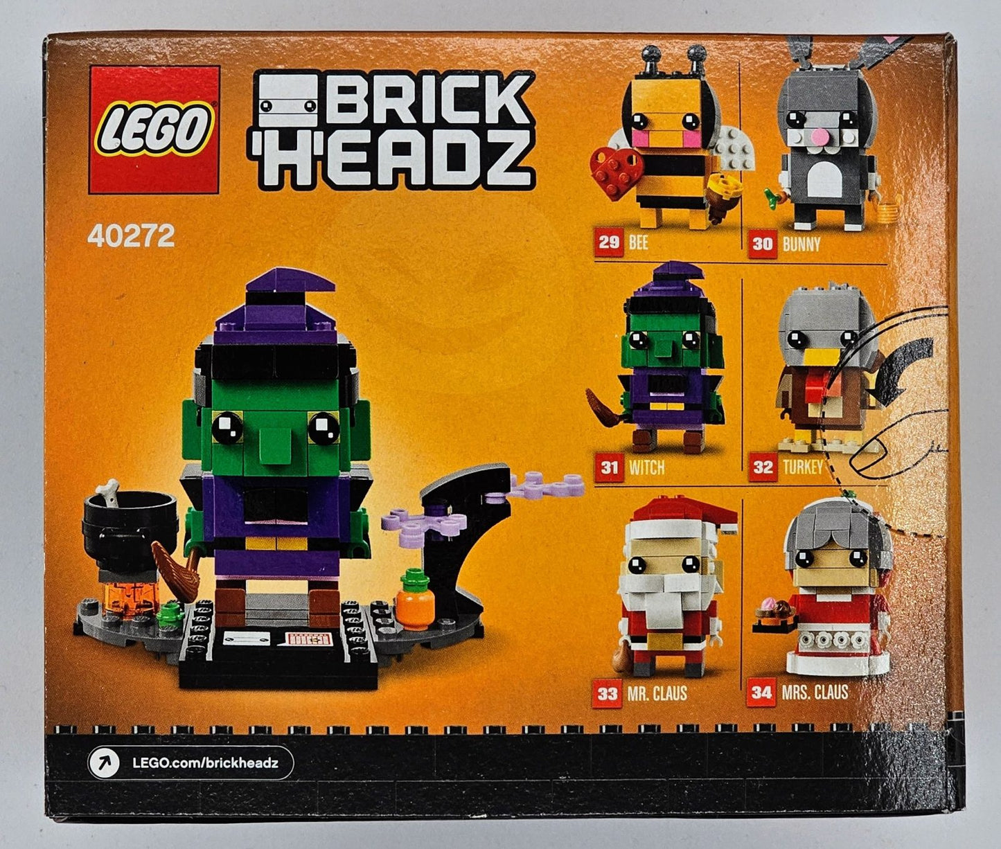 LEGO BrickHeadz Halloween Witch 40272 Building Kit