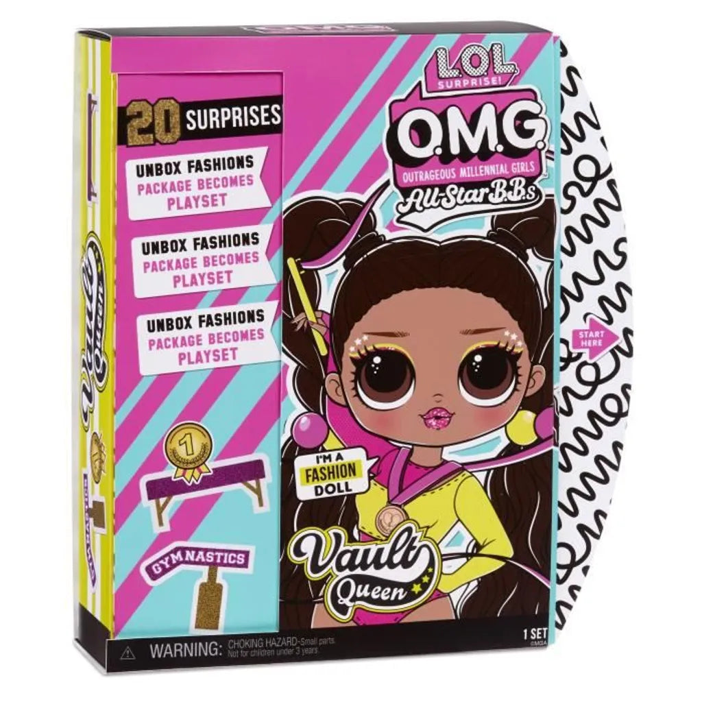 LOL Surprise! Sports Vault Queen Fashion Doll With 20 Surprises