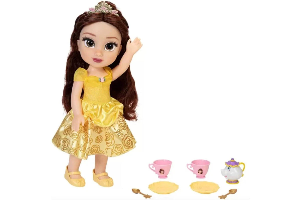 Jakks Disney Princess Doll Tea Time Belle Play Frozen Gift
