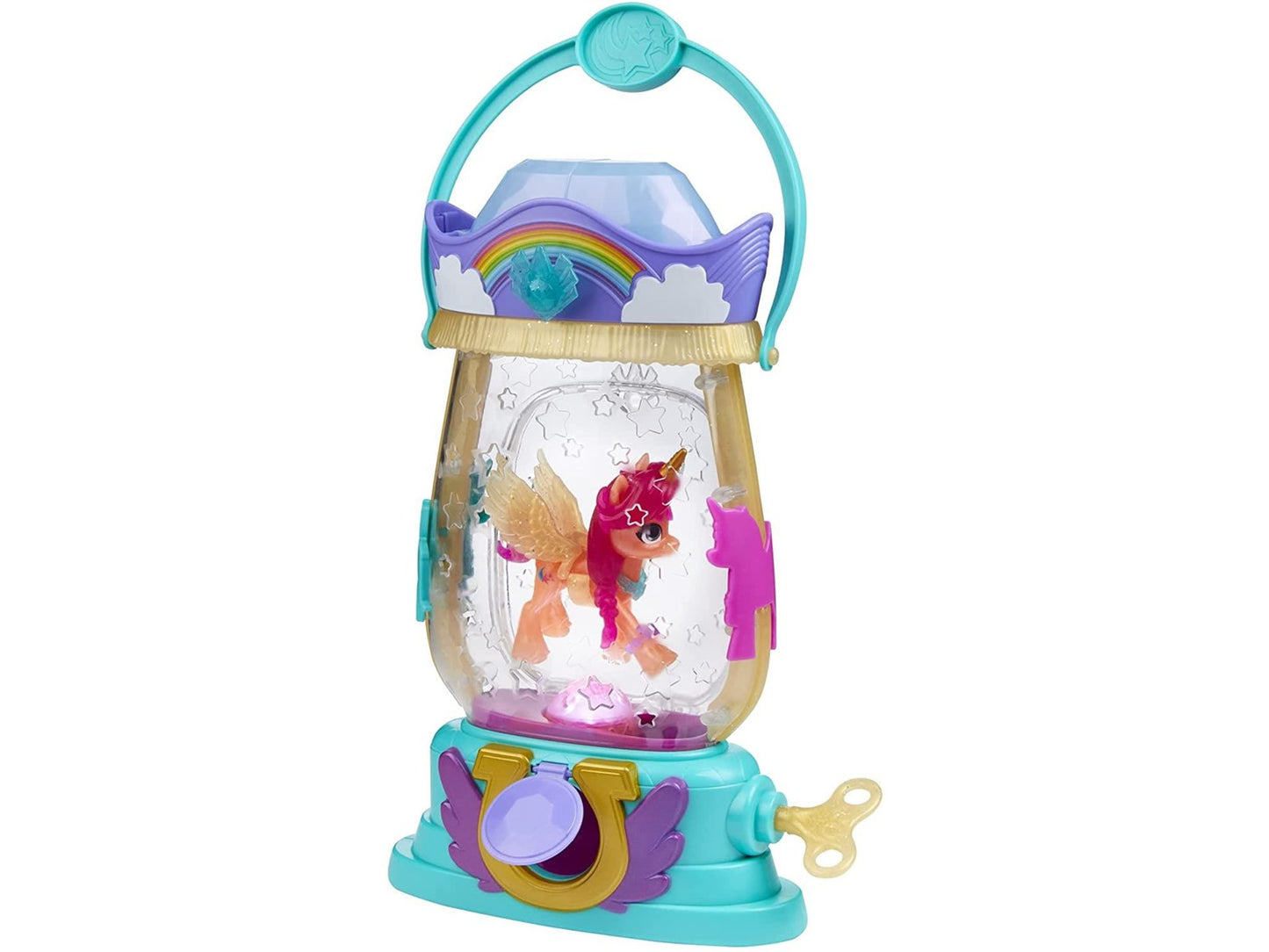 My Little Pony: A New Generation Movie Sparkle Reveal Lantern Sunny Starscout - Light Up Toy with 25 Pieces, Surprises