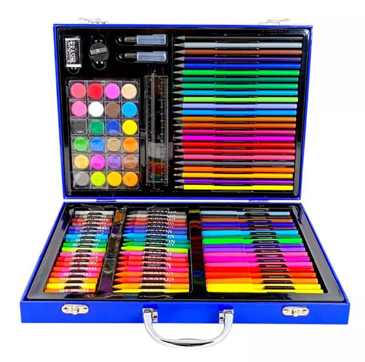 Astronaut Theme Design Customized Kids Color Set Suitcase – Set of 128 Piece | 6 Year +