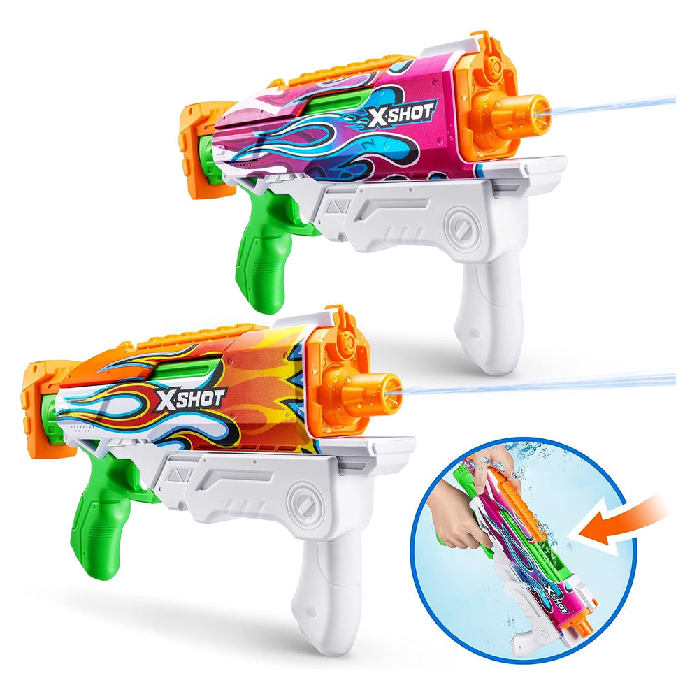 ZURU XSHOT WATER FAST FILL SKINS HYPERLOAD 2 PACK