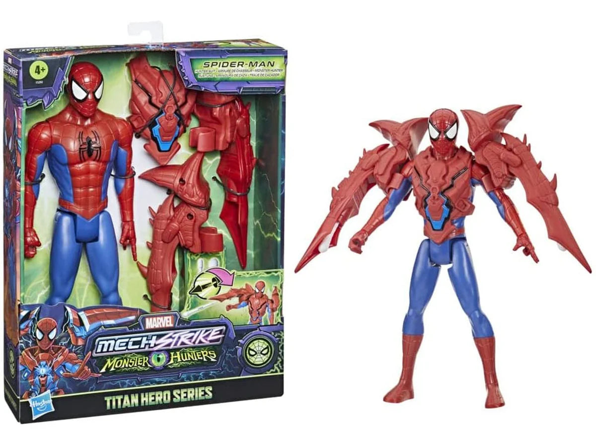 Marvel Mech Strike Monster Hunters Titan Hero Series Hunter Suit Spider-Man
