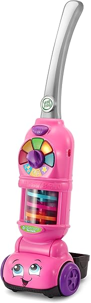 LeapFrog Pick up & Count Vacuum Cleaner Colorful Play Set W/6 Games Lights Gp3