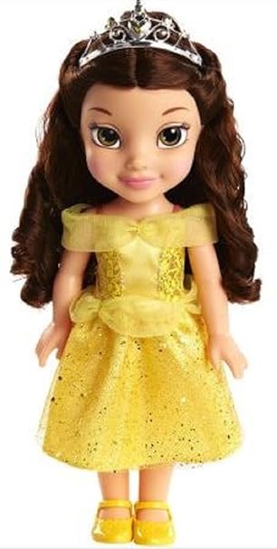Disney Princess Belle Doll 35 cm, Reflective Glitter Eyes