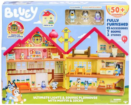 Bluey Ultimate Lights & Sounds Playhouse Exclusive Playset