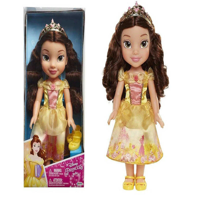 Disney Princess Belle Doll 35 cm, Reflective Glitter Eyes