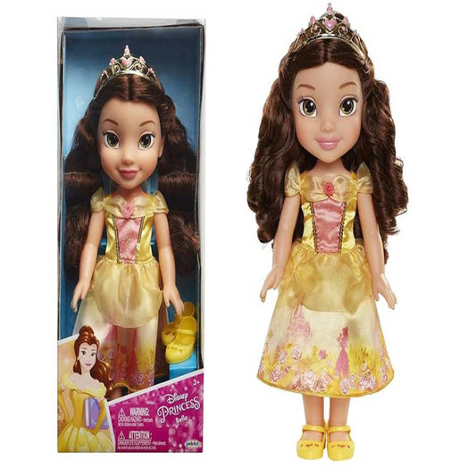 Disney Princess Belle Doll 35 cm, Reflective Glitter Eyes