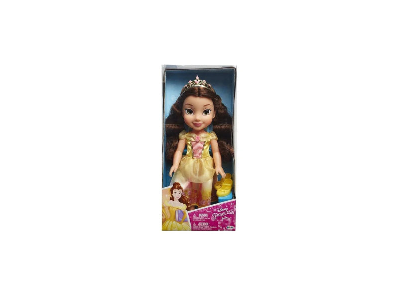 Disney Princess Belle Doll 35 cm, Reflective Glitter Eyes