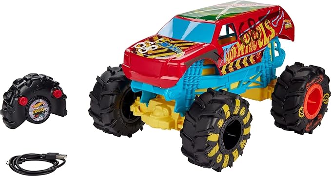 Hot Wheels Monster Trucks Remote Control Demo Derby Vehicle