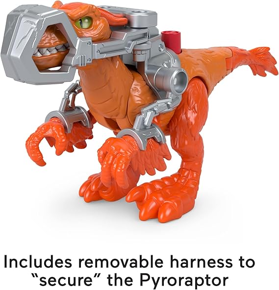 Fisher-Price Imaginext Jurassic World Dominion Pyroraptor Dinosaur Toy with R..