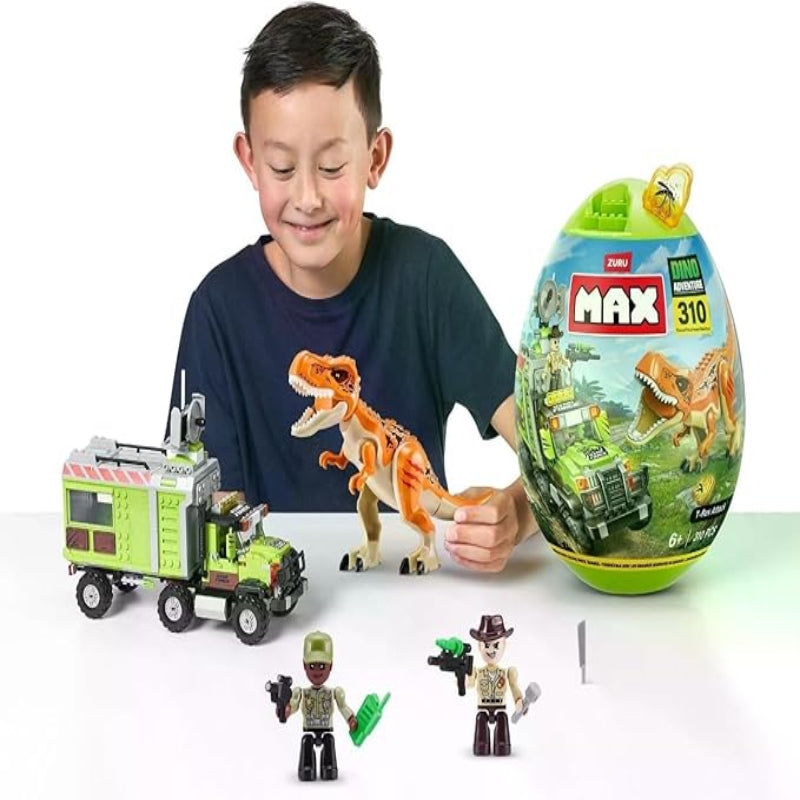ZURU MAX Build Dino Escape Egg Capsule 310 Bricks