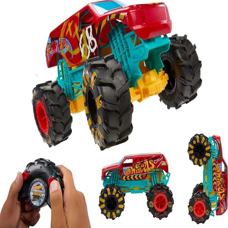 Hot Wheels Monster Trucks Remote Control Demo Derby Vehicle