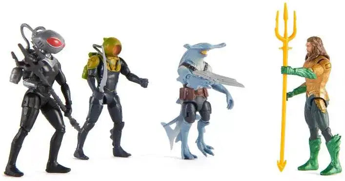 DC Aquaman and The Lost Kingdom Black Manta, Aquaman, Manta Man & Shark Guard Exclusive Action Figure [Sunken Citadel]