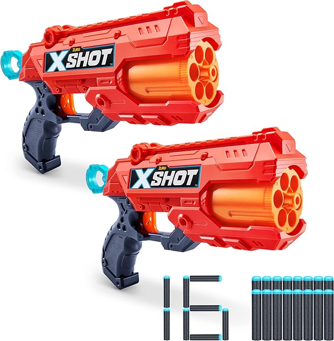 Zuru XShot Excel Reflex 6 Twin Pack with 16 Darts