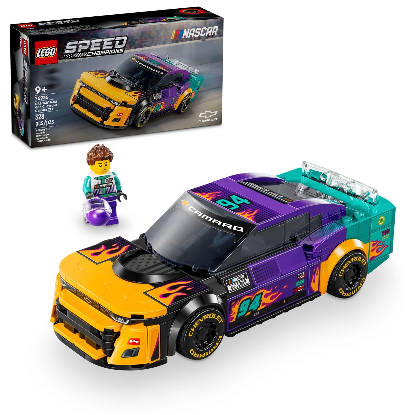 76935 LEGO® Speed Champions NASCAR® Next Gen Chevrolet Camaro ZL1