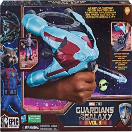 Marvel Guardians of the Galaxy Vol. 3 Epic Hero Series Galactic Spaceship Vehicle & Action Figure [with Rocket Raccoon]