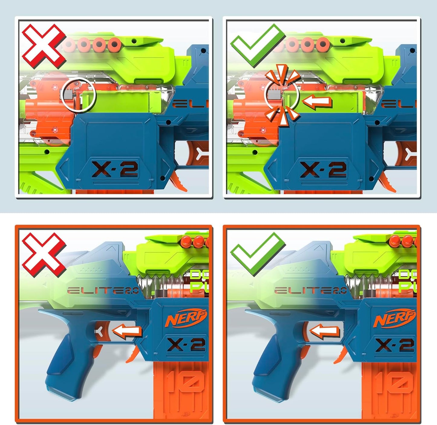 NERF Elite 2.0 Double Punch Blaster