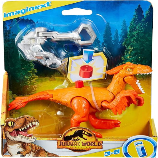 Fisher-Price Imaginext Jurassic World Dominion Pyroraptor Dinosaur Toy with R..