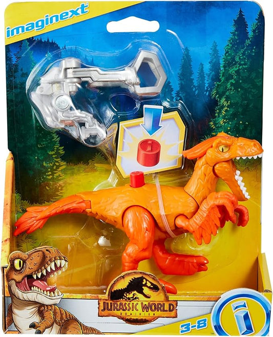 Fisher-Price Imaginext Jurassic World Dominion Pyroraptor Dinosaur Toy with R