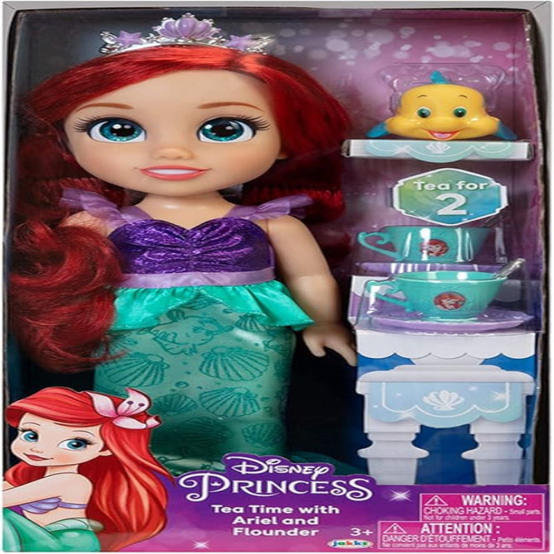 Jakks Disney Princess Doll Tea Time Ariel Play Frozen Gift