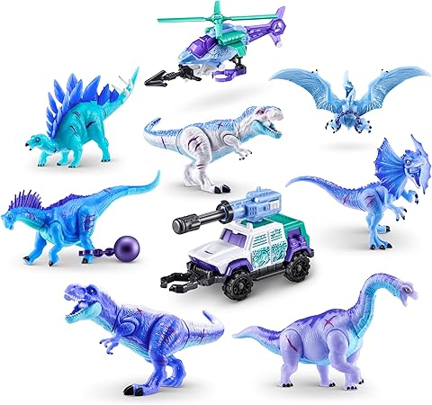 5 Surprise Dino Strike Ice Age 2 Pack by ZURU UNbox Surprise Dinosaurs, Trucks,Helicopters, Slime and More