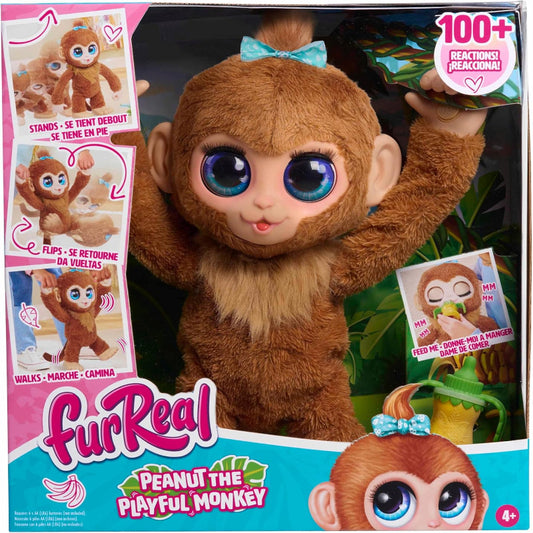 furReal Peanut the Playful Monkey Interactive Toy