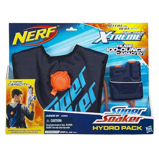 Nerf Super Soaker Ammo X-Treme Hydro Pack Water Blaster Vest Backpack Hasbro