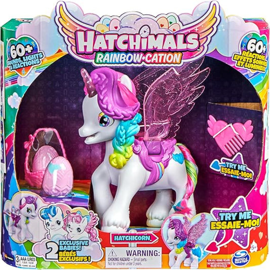 Hatchimals CollEGGtibles Rainbow-cation Interactive Hatchicorn