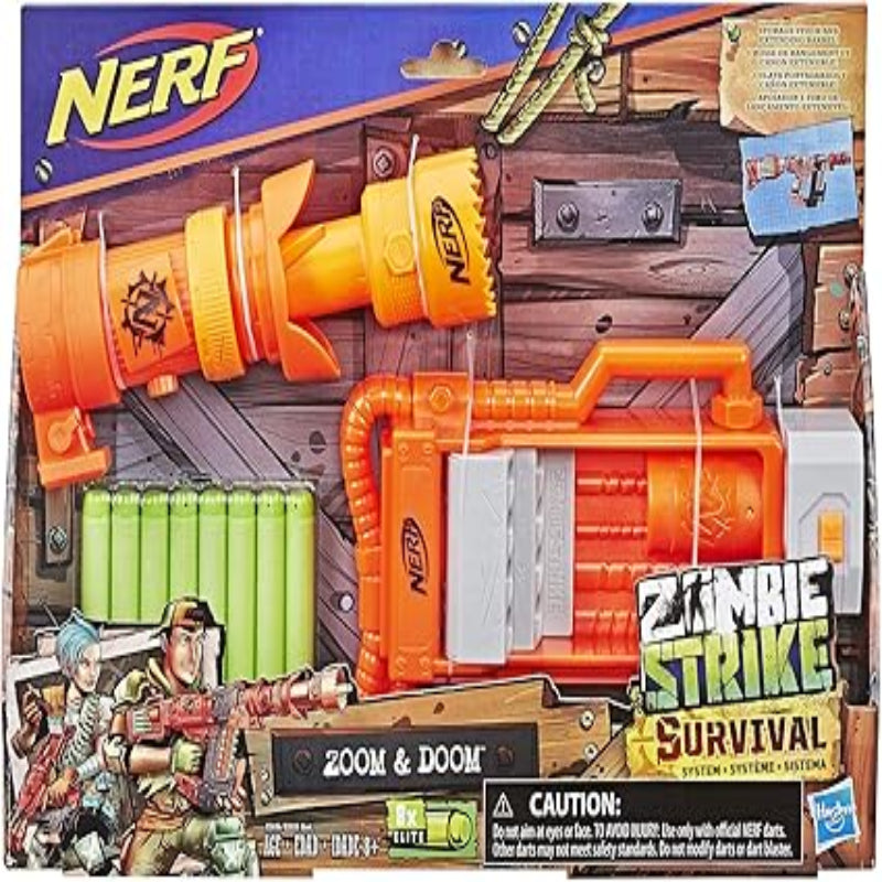 NERF Zombie Strike Zoom & Doom - Survival System