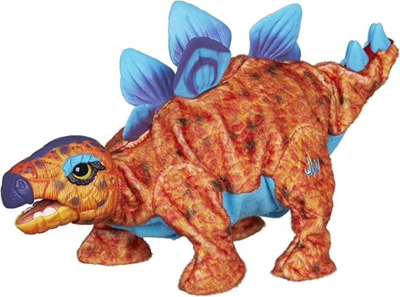 Jurassic World Stompers Stegosaurus Plush Dinosaur Electronic Motion