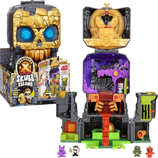 Treasure X Lost Lands Skull Island Skull Temple Mega Playset [with Hunta, Batboy, Aragog & Venom]