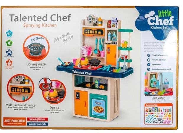 Kitchen With Sound And Light Tools 74 Pieces NO:922-106