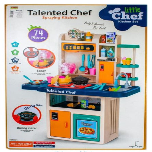 Kitchen With Sound And Light Tools 74 Pieces NO:922-106