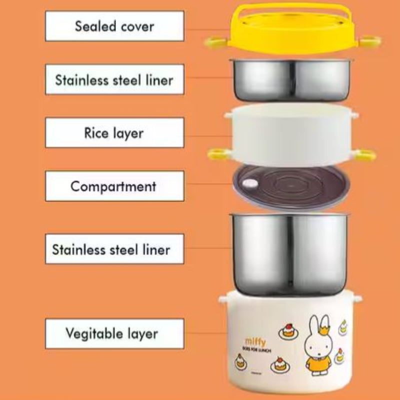 LITTLE SURPRISE BOX Graphic Print 2-Tier Lunch Box